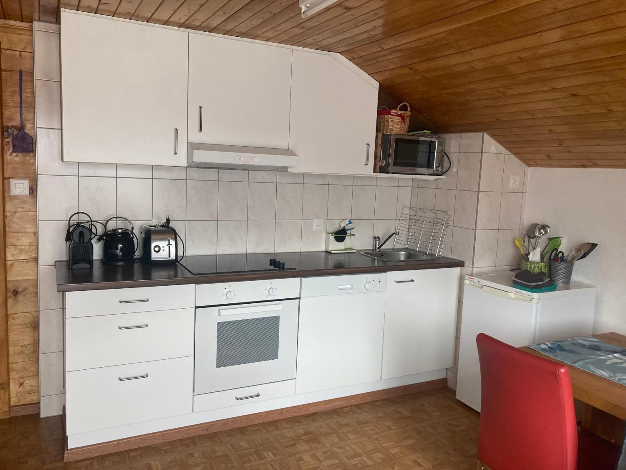 Appartamento Haus Dorfblick Grächen Esterno foto