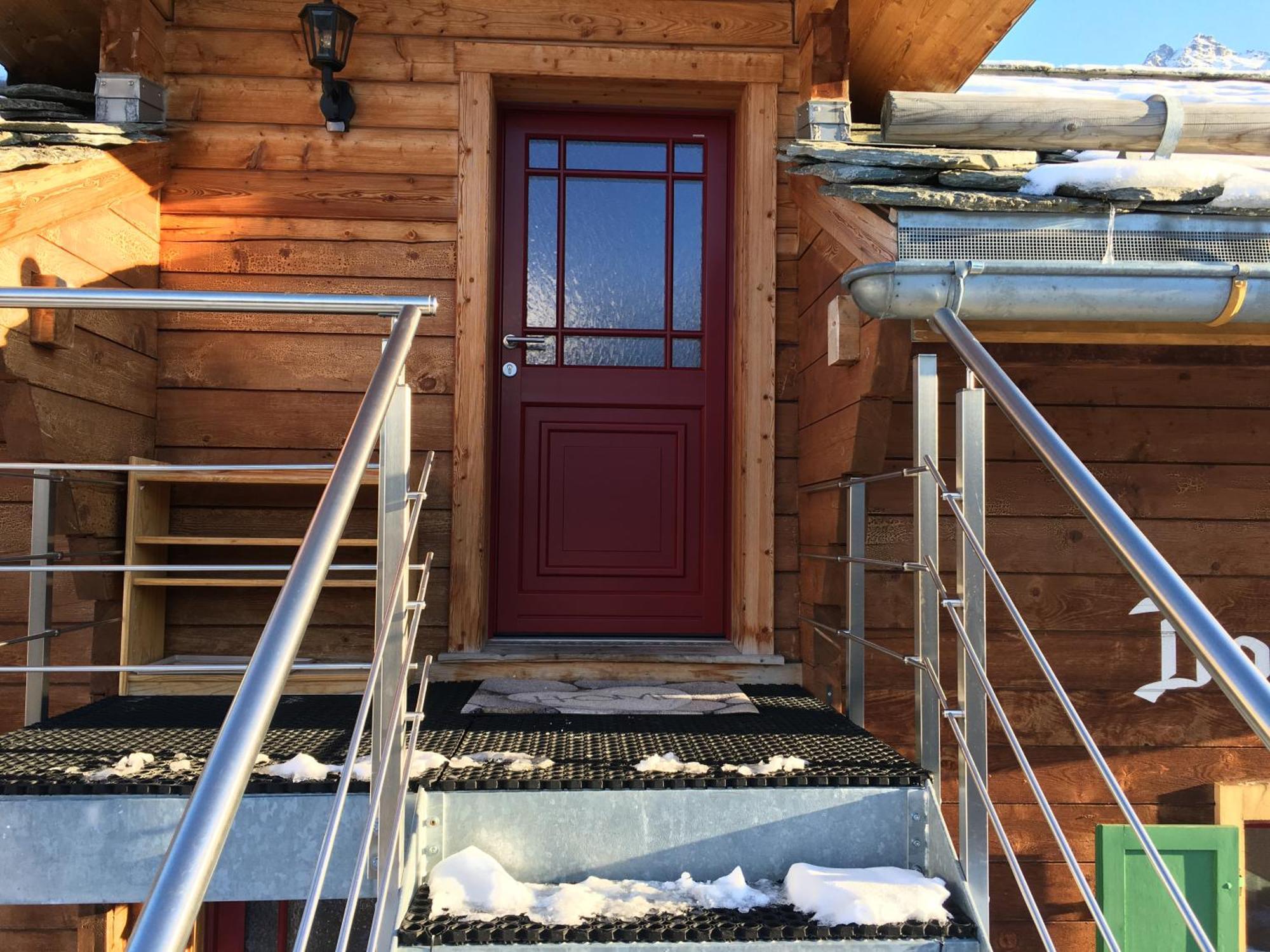 Appartamento Haus Dorfblick Grächen Esterno foto